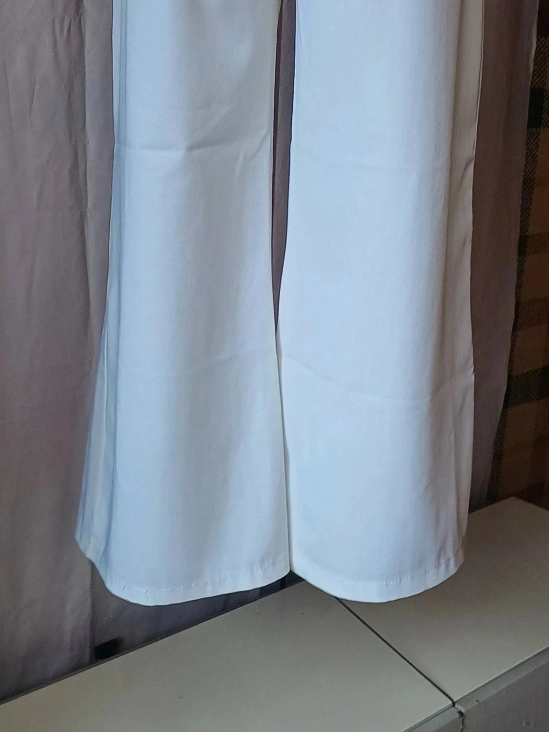Pantacourt sarouel branco 36 yk2000 vintage – photo 12